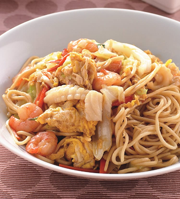 食谱:海鲜炒面(2)