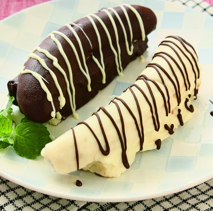 食谱:巧克力香蕉冻