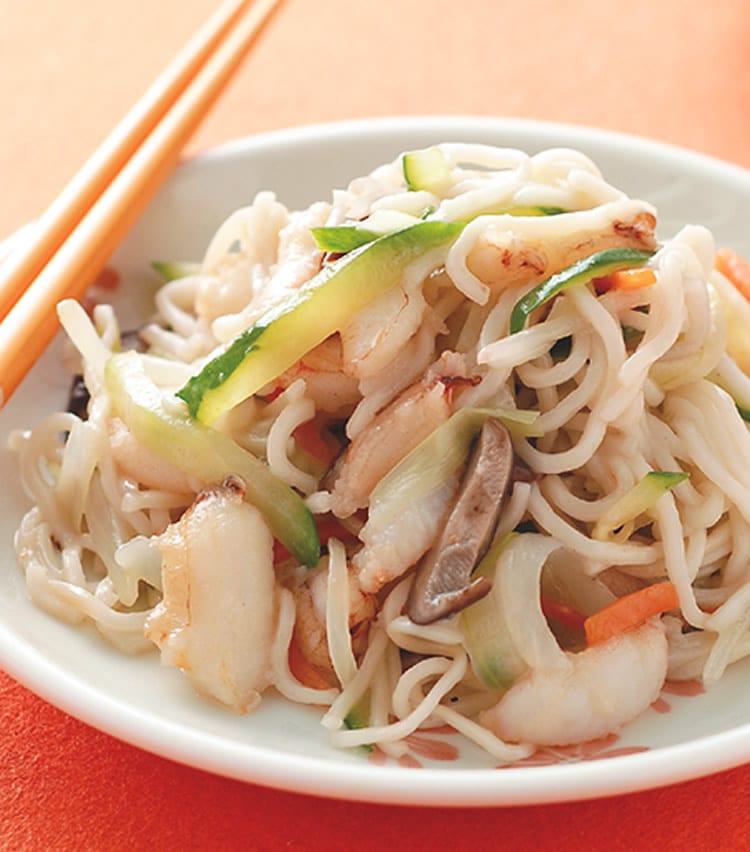食谱:蟹肉炒面