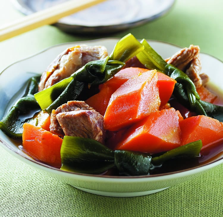 食谱:海带结焖排骨