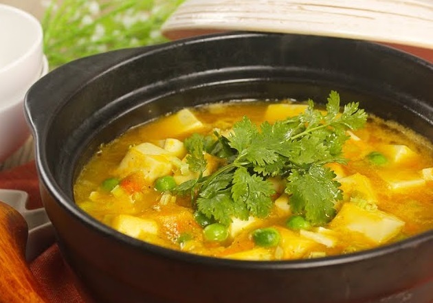 素香蟹黄豆腐煲 (影片)