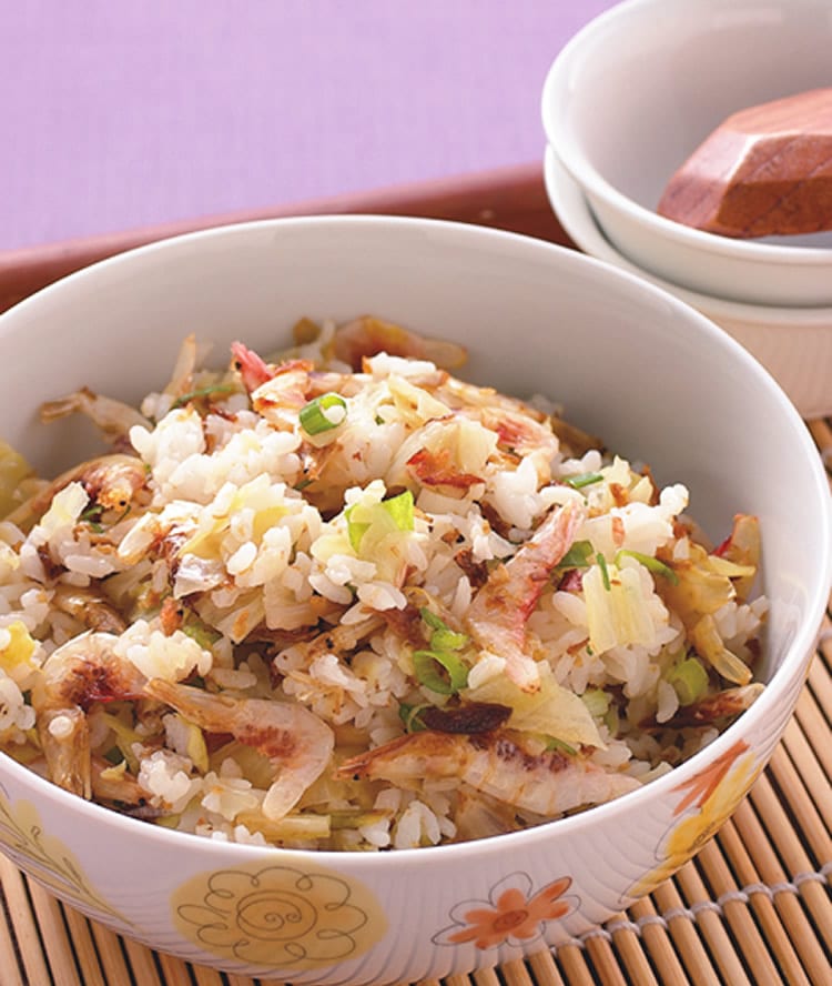 食谱:樱花虾菜饭
