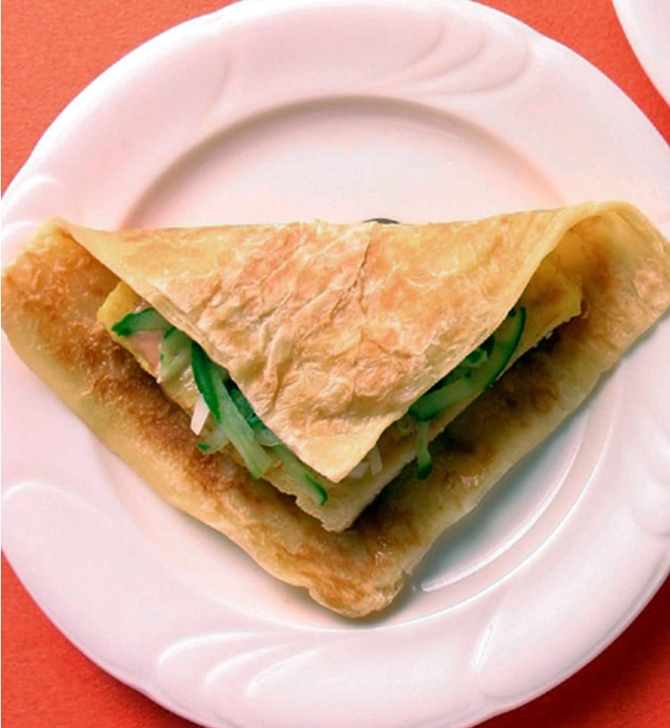 食谱:乳酪饼夹蛋