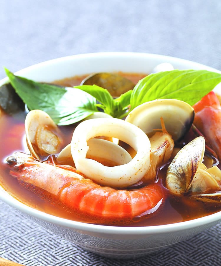 食谱:泰式海鲜汤