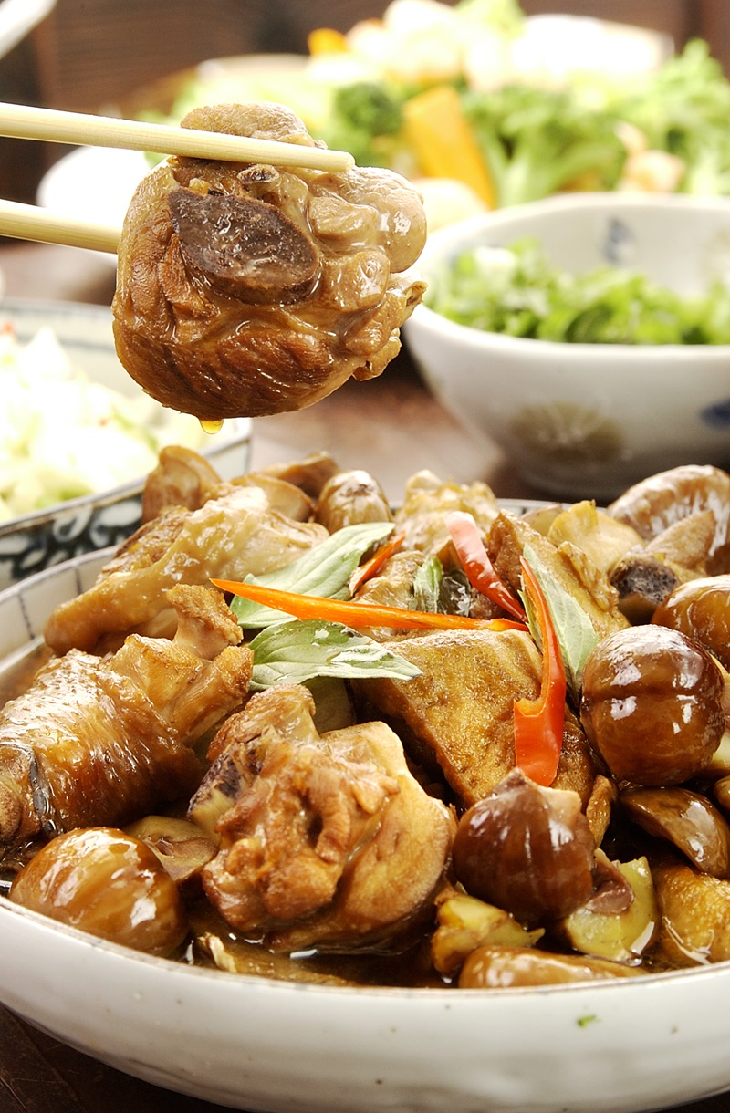 栗子油豆腐烧鸡