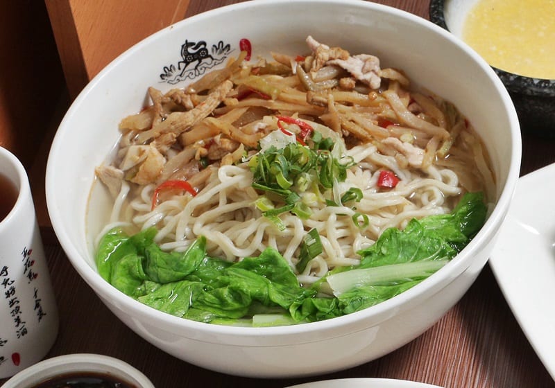 五花马私房榨菜肉丝面