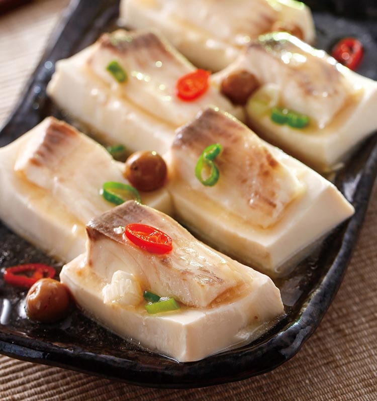 食谱:豆腐蒸鱼片