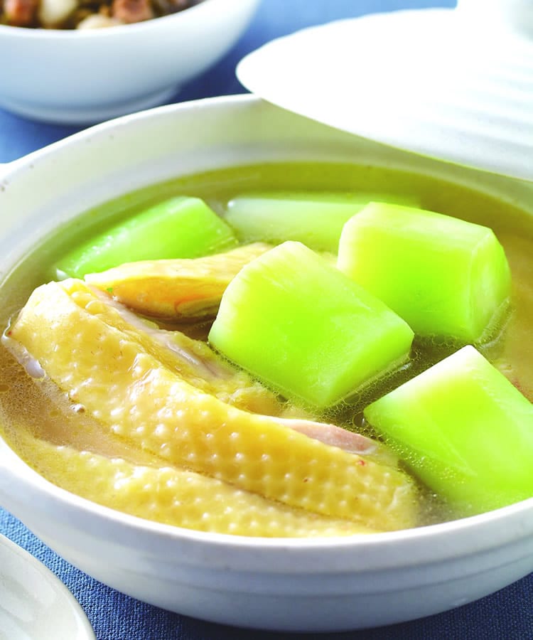 食谱:绿花椰菜心鸡汤