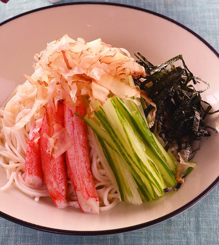 食谱:芥末蟹肉凉面