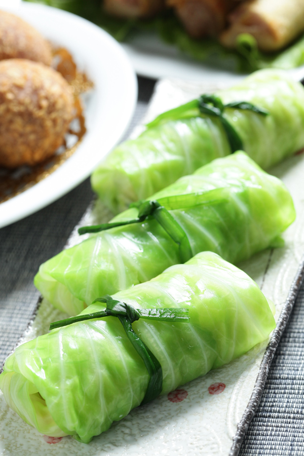 鲜虾蔬菜卷