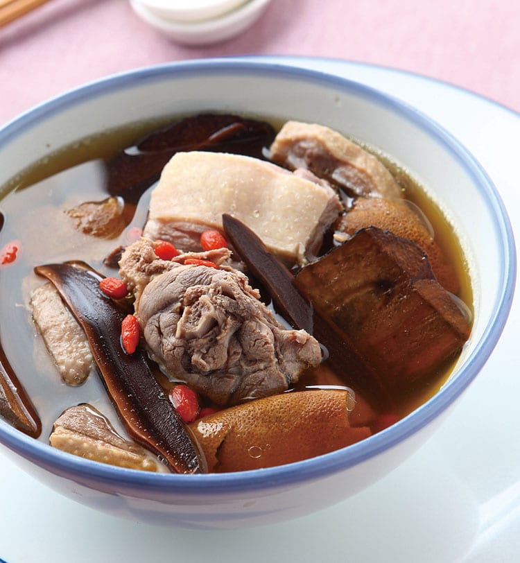 食谱:陈皮灵芝老鸭汤