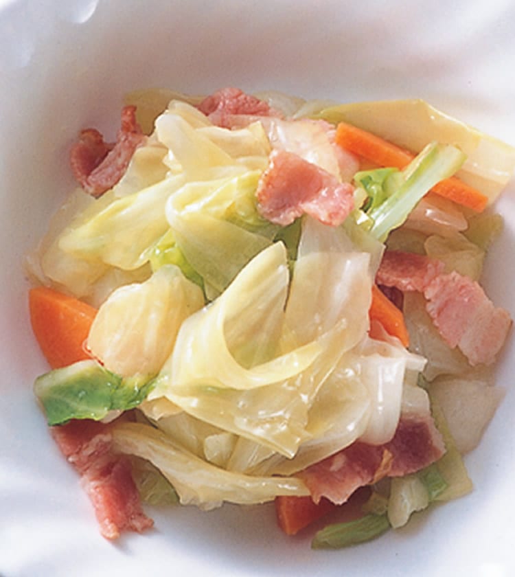 食谱:培根高丽菜