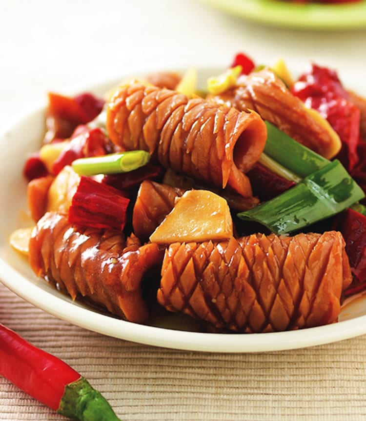 食谱:宫保鱿鱼(4)