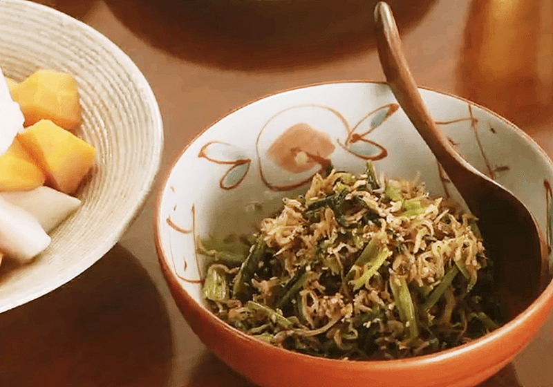 【昨日的美食】料理食谱 14：吻仔鱼炒大头菜