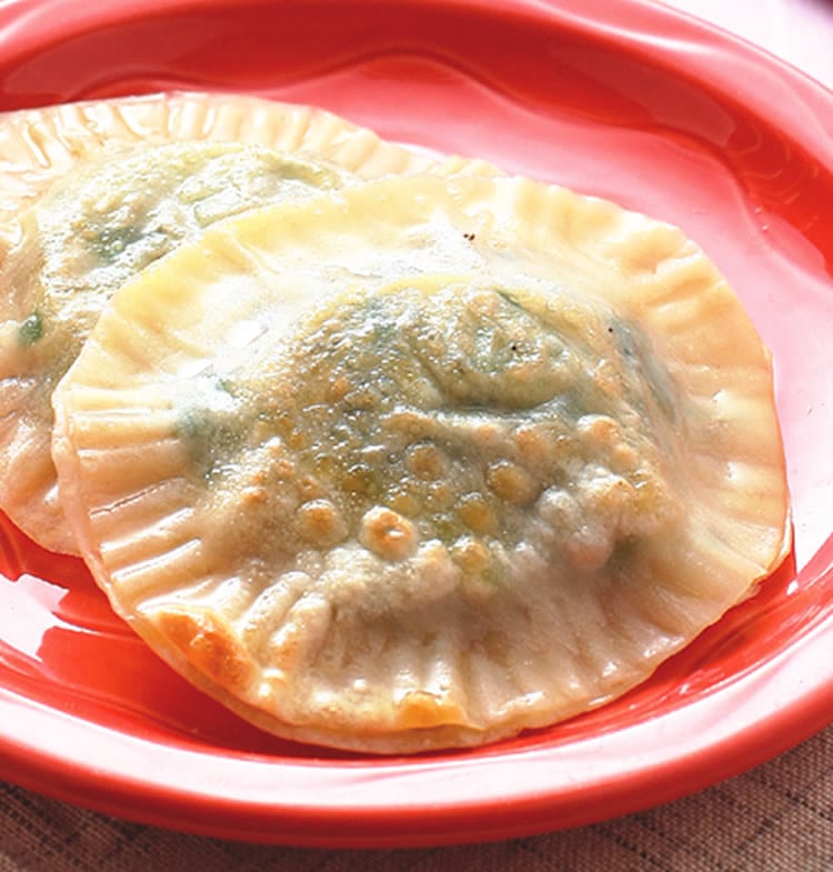 食谱:饺皮韭菜盒
