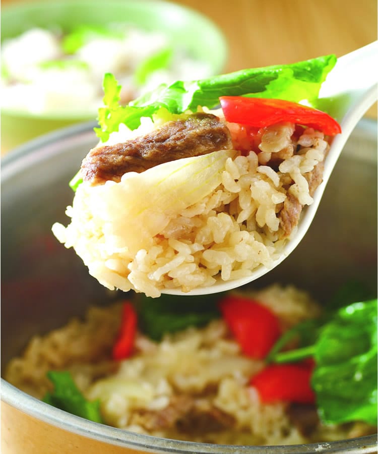 食谱:蠔油牛肉菜饭