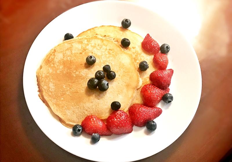 早餐鲜奶松饼～ 口感好、漂亮不烧焦这样做！