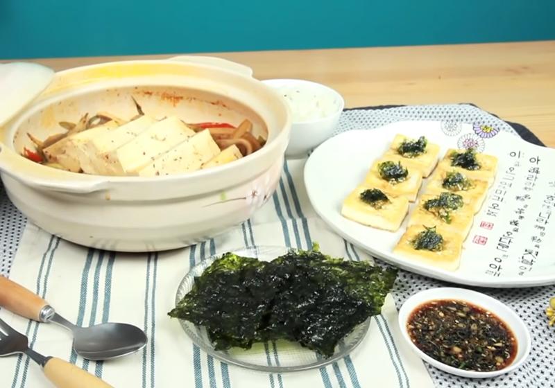 韩式猪肉炖豆腐 + 韩式煎豆腐 (影音)